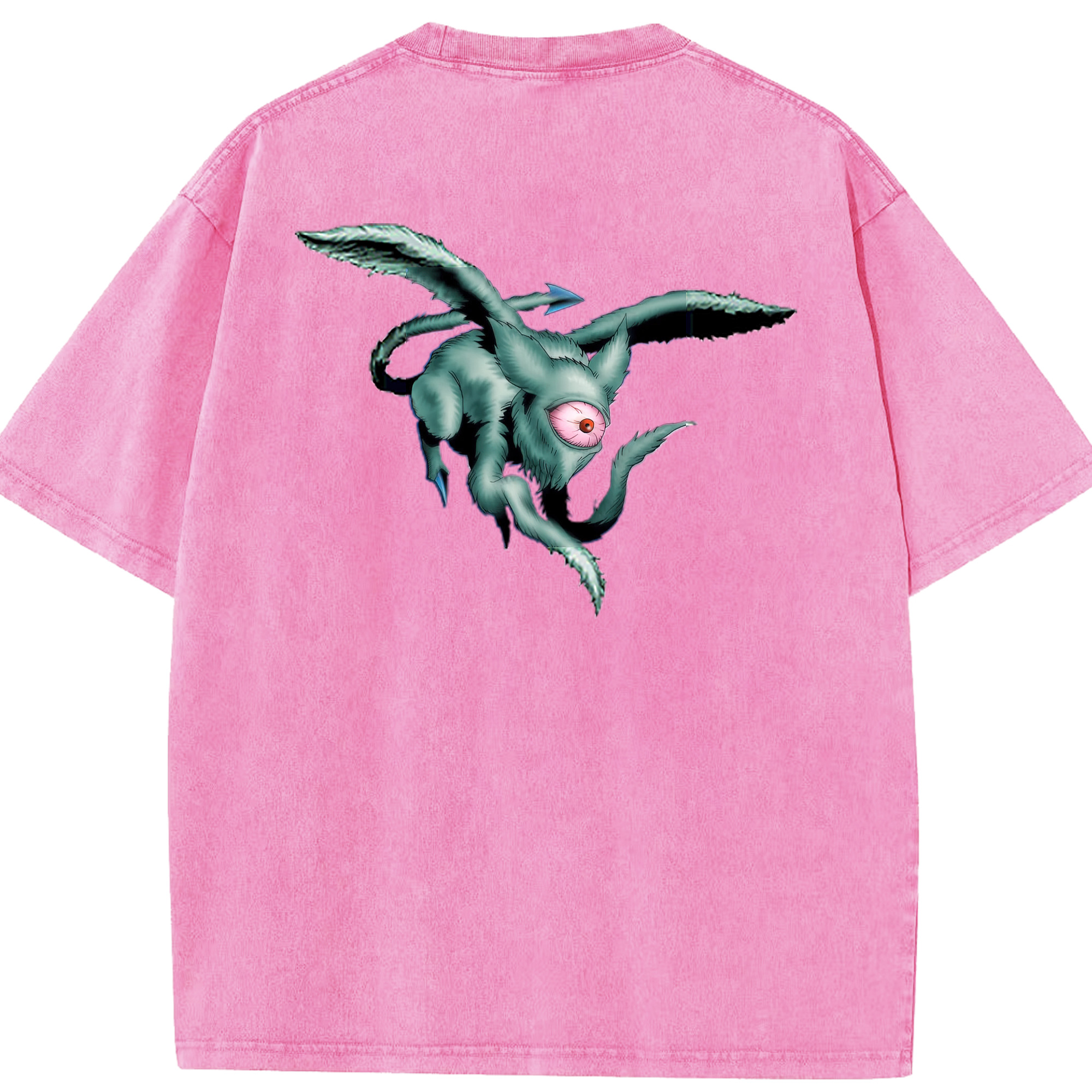 （画像用） 遊☆戯☆王 Yu-Gi-Oh! 綿100% ヴィンテージ風 半袖Tシャツ（背面プリント）